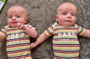 4 months twins