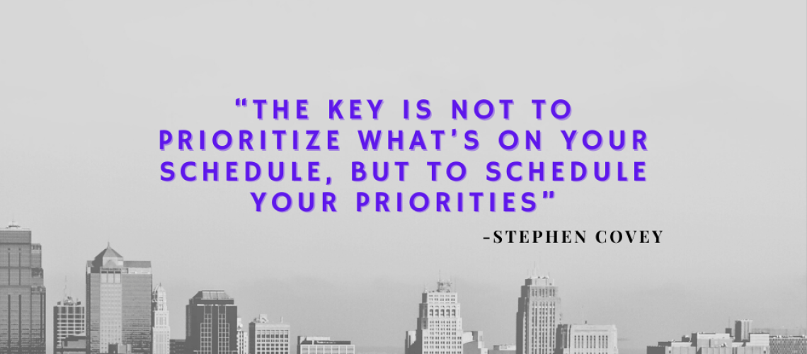 schedule priorities
